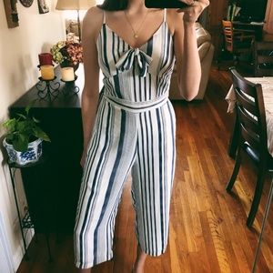 NWT Boutique Striped Jumpsuit
